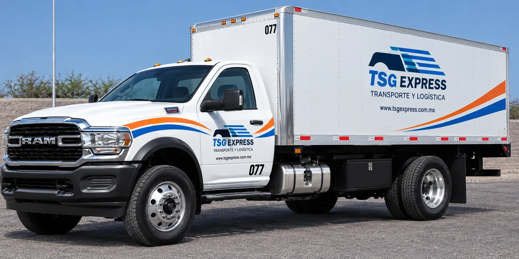 Unidad Camión 3.5 ton caja seca de TSG Express Lines